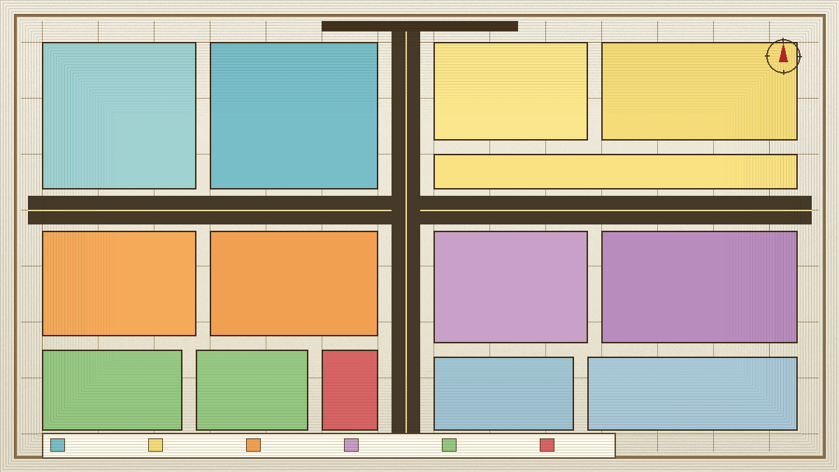 Sample Montenegrin DUP (Lokalni plan detaljne regulacije) zoning map — parcel categories