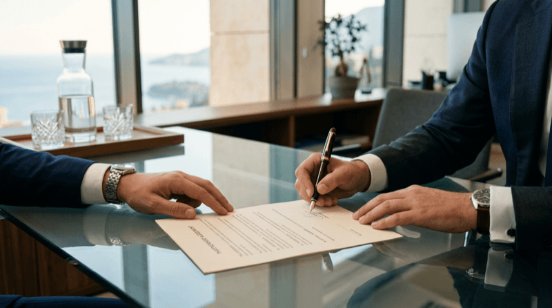 Turkish-Montenegrin partnership contract signing