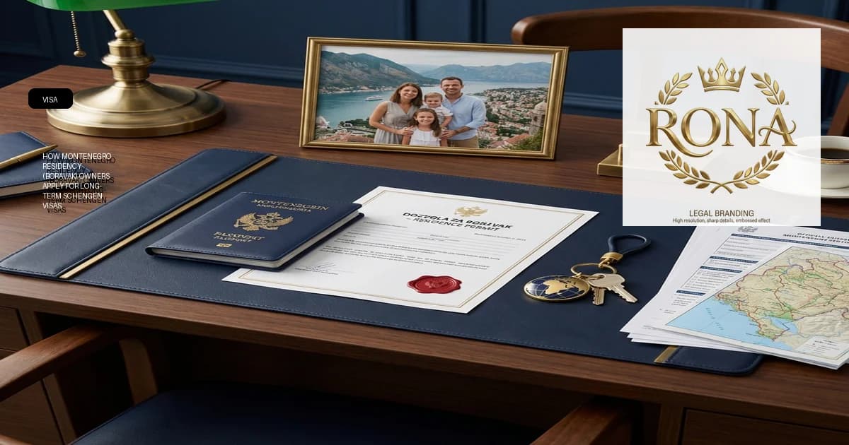 How Montenegro Residency (Boravak) Owners Apply for Long-Term Schengen Visas