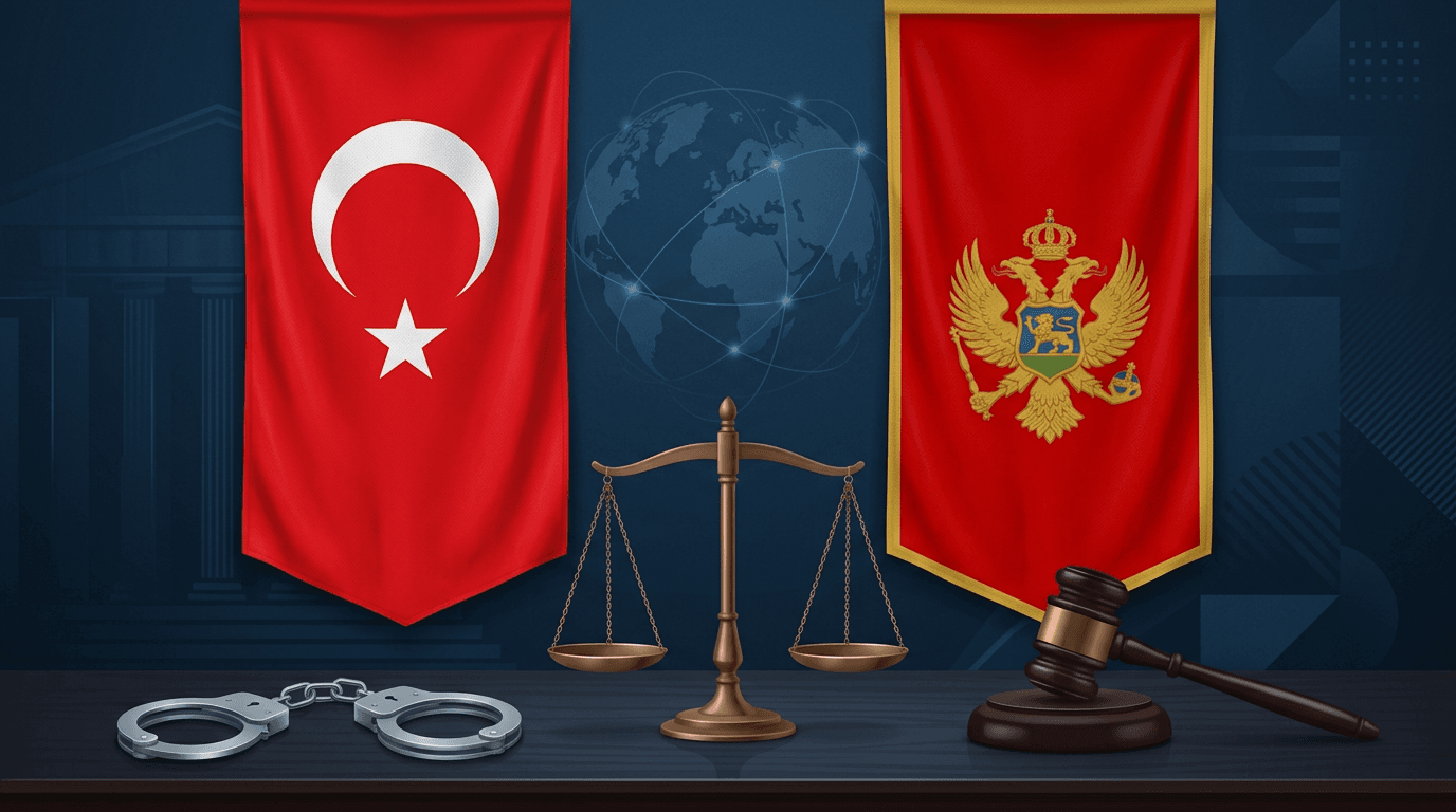 Türkiye-Karadağ sınır ötesi ceza hukuku ve iade