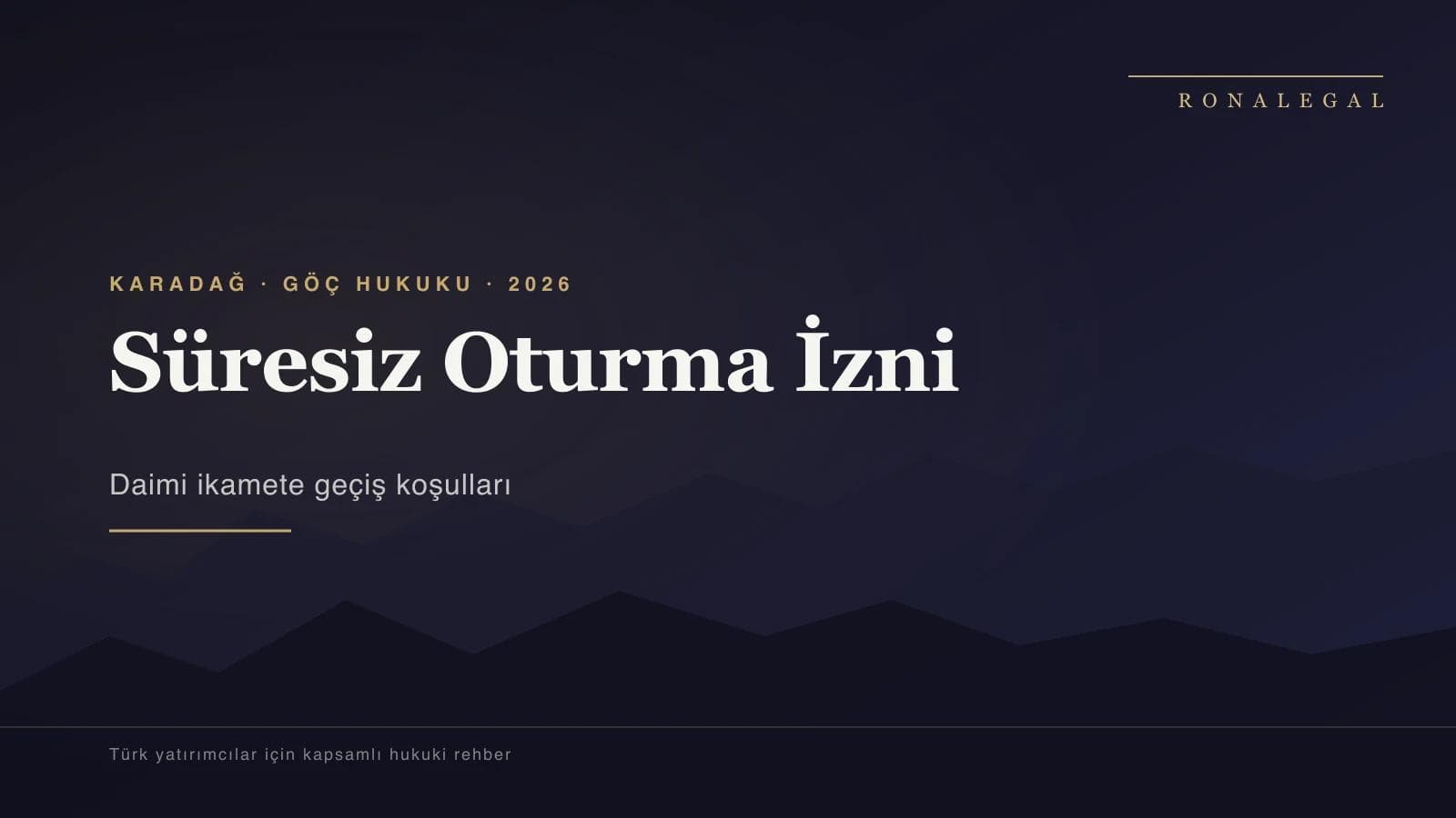 Montenegro Permanent Residence (Stalni Boravak): The 5-Year Path Explained