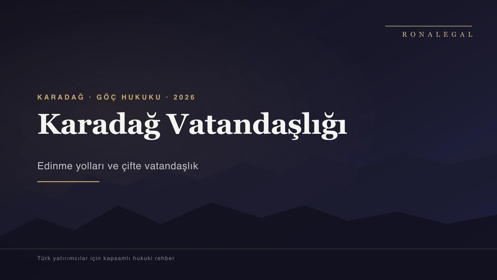 Montenegro Citizenship: The Real Path After the Investment Program Closed